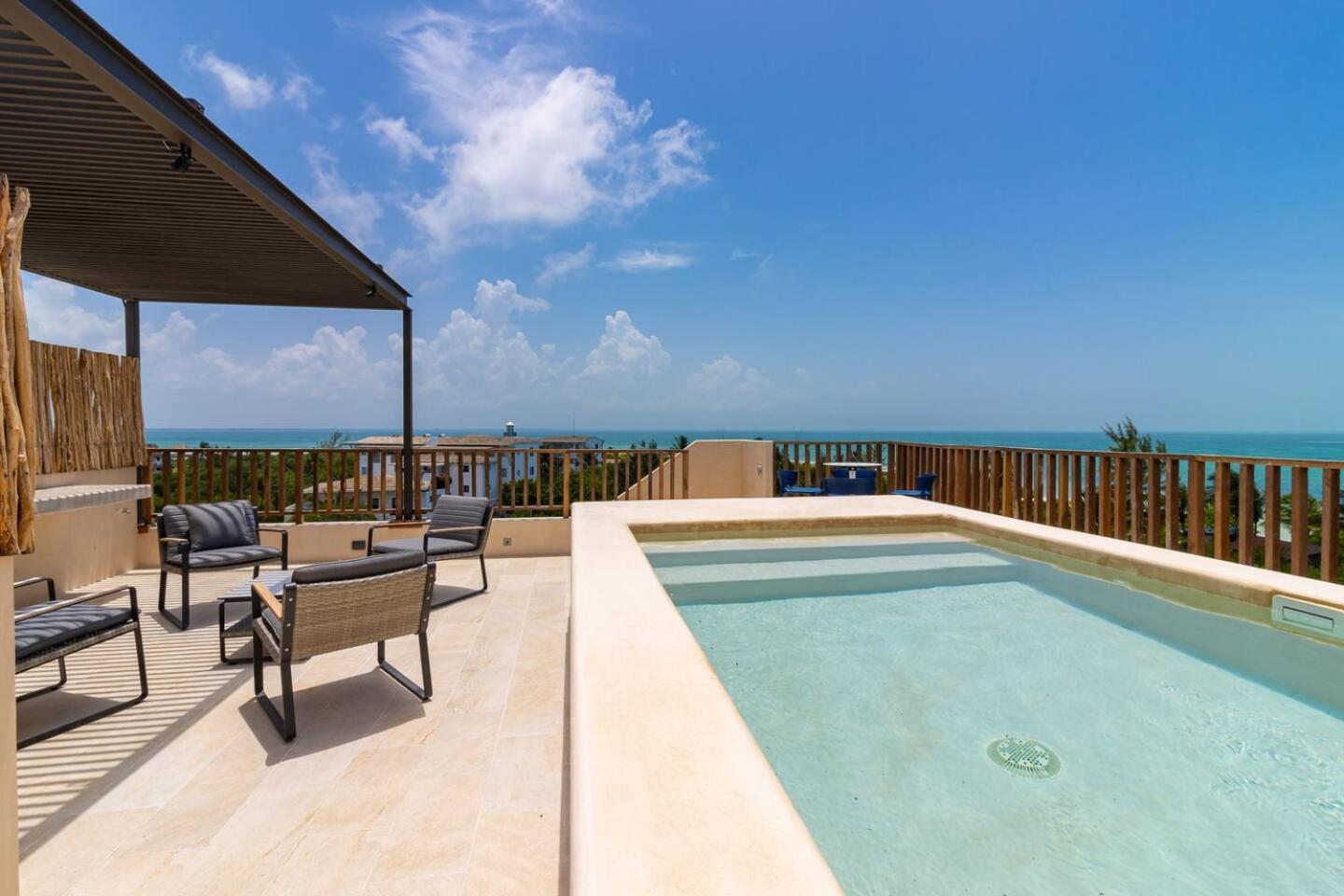Penthouse Con Alberca Privada Y Hermosas Vistas Al Mar - A301 Isla Holbox Ngoại thất bức ảnh