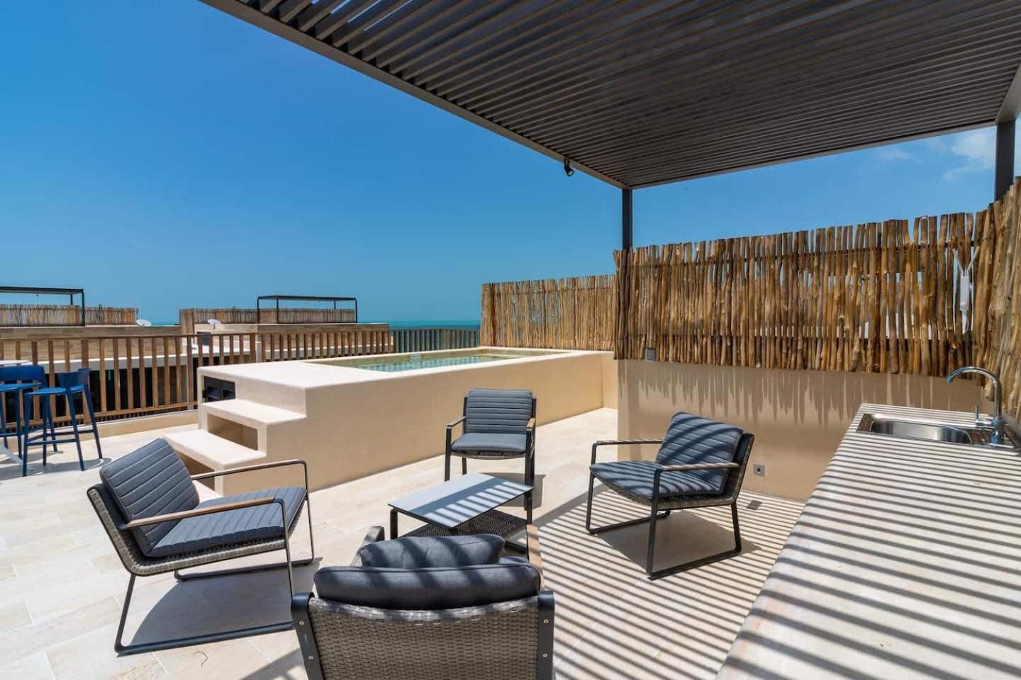 Penthouse Con Alberca Privada Y Hermosas Vistas Al Mar - A301 Isla Holbox Ngoại thất bức ảnh
